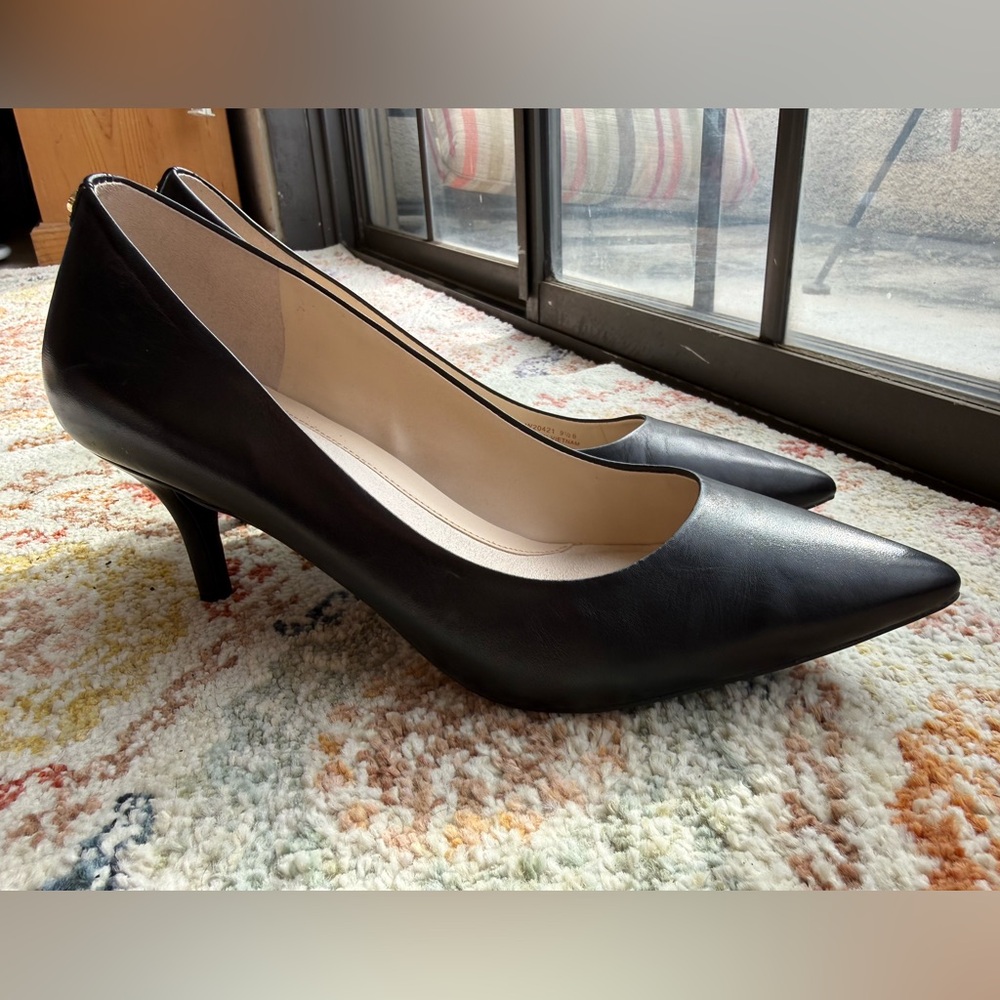 Cole Haan Black Pointed Pumps